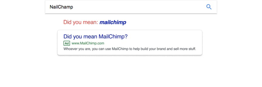 Did You Mean, search result