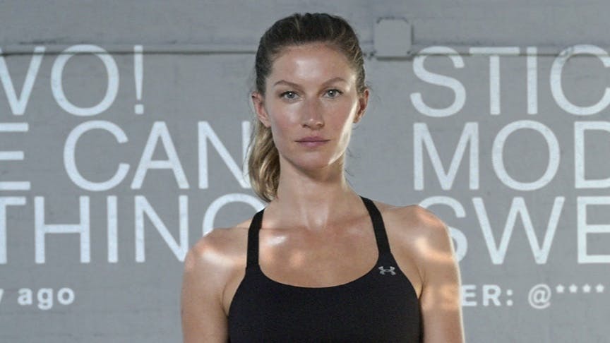 Gisele Bündchen training